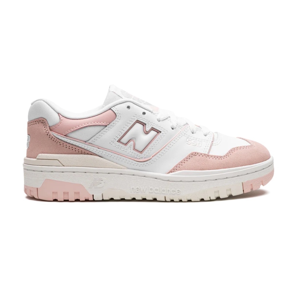 NWT + Box • New Balance 550 • 8.5 Women’s • White / Pink Haze • BRAND NEW